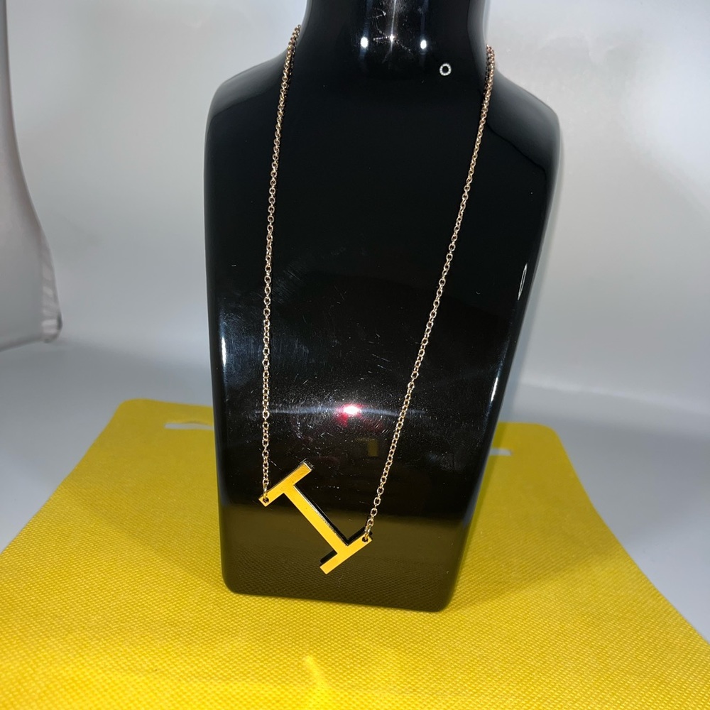 Letter I necklace